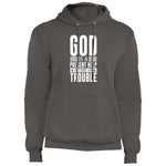 (Unisex Core Fleece Pullover Hoodie) God Is A Present Help In Time Of Trouble