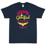 (Unisex Short Sleeve T-Shirt) God is Most Glorified In Us When We Worship Him