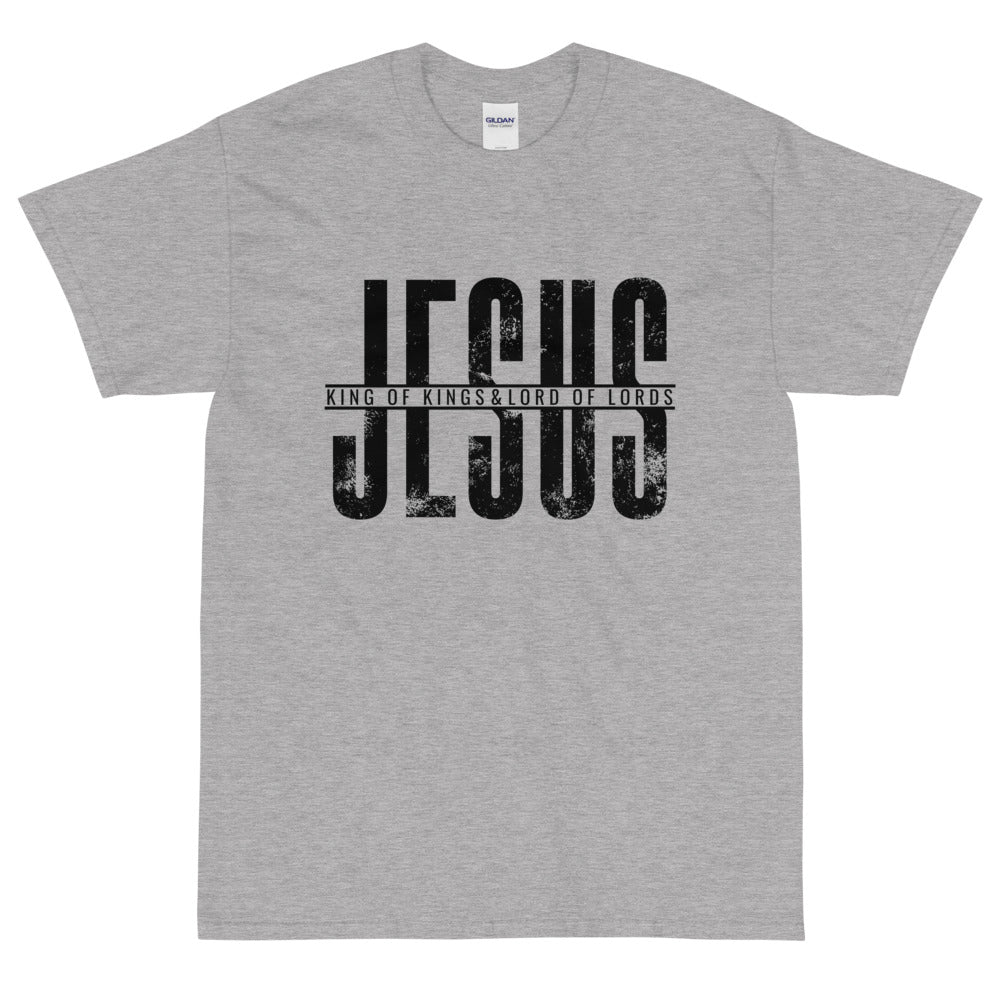 Short Sleeve (Unisex)  T-Shirt ( JESUS ) KING OF KINGS & LORD OF LORDS
